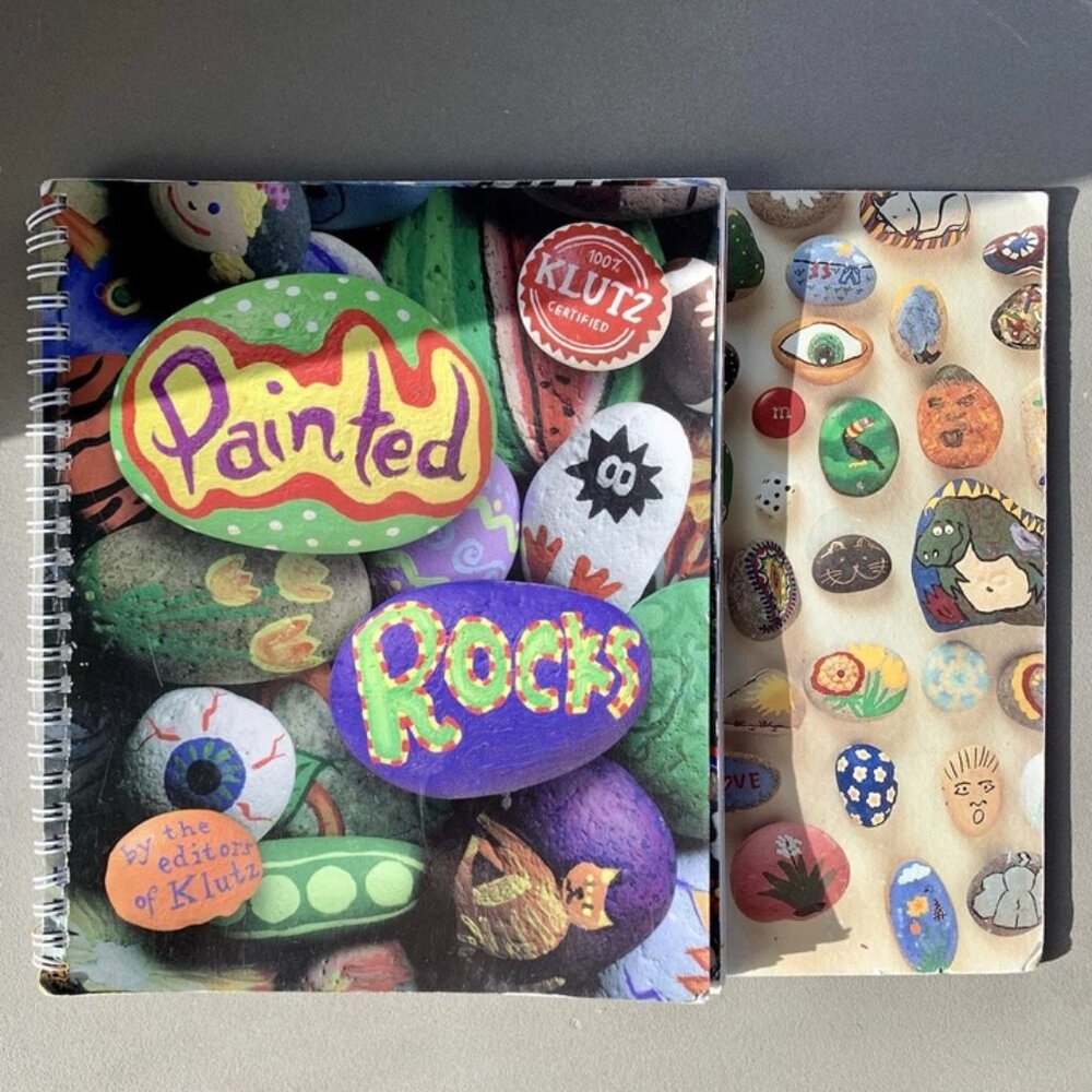 Vintage 90s - Klutz Book - Painted Rocks